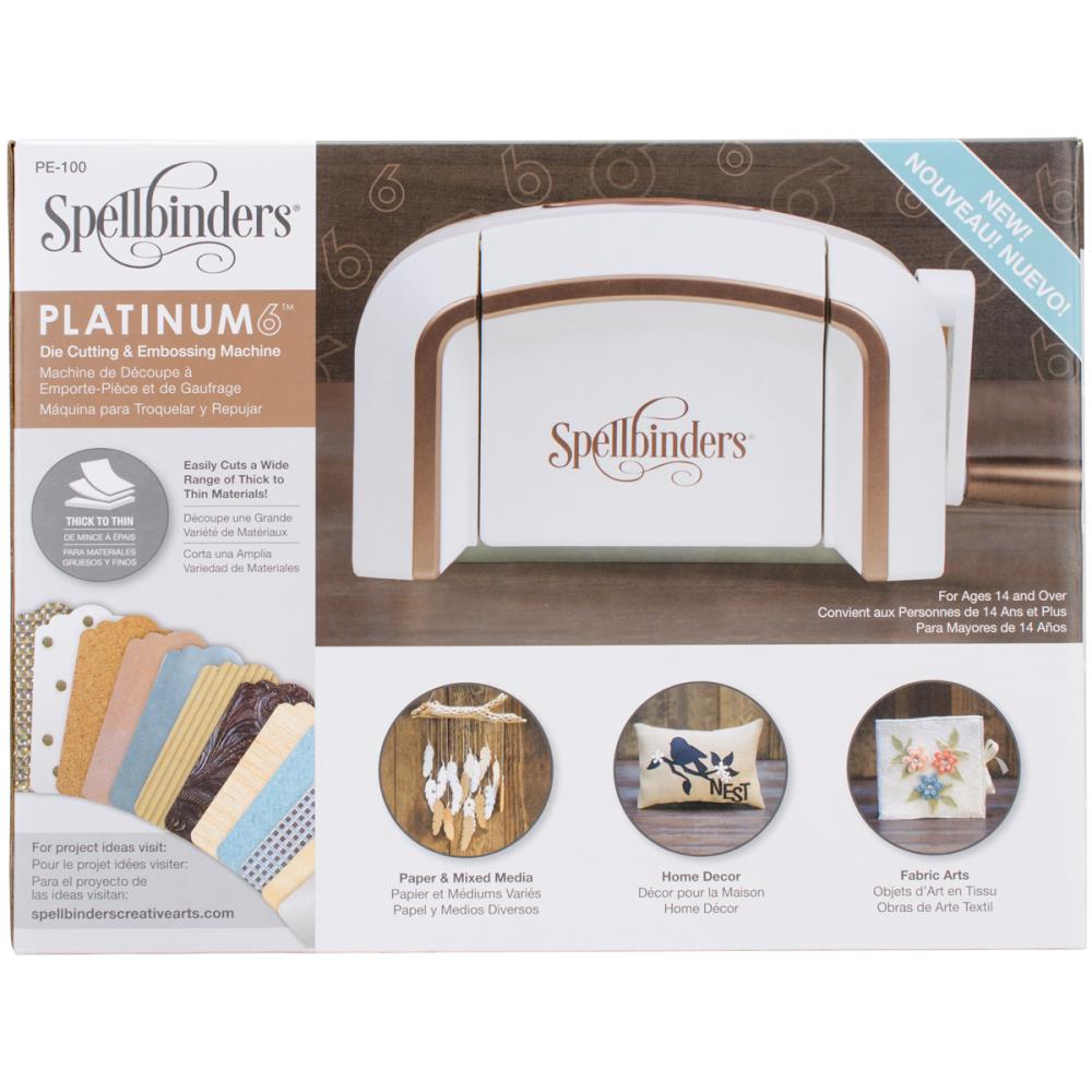 Spellbinders Platinum 6.0 Die Cut & Emboss Machine – Fantastique