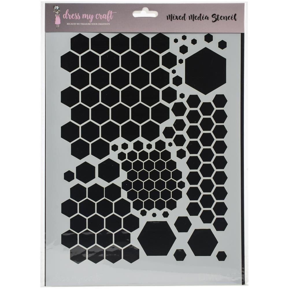 Craft Stencil 6x6 Honeycomb